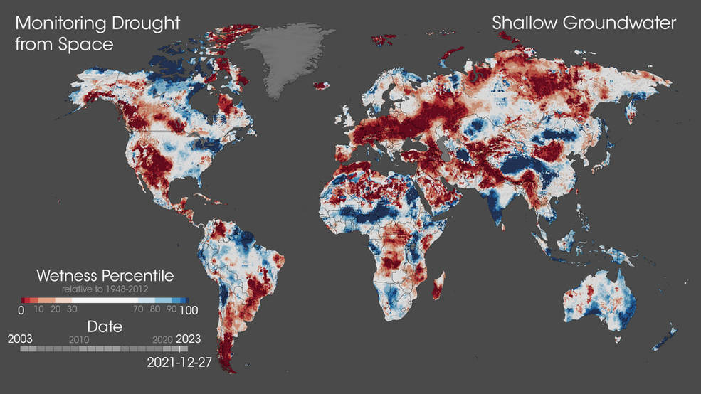 Warming makes droughts, extreme wet events more frequent and intense